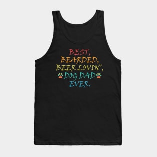 Funny Bearded Dad Tank Top